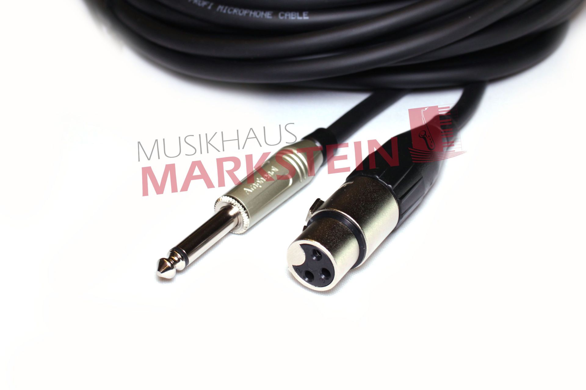 4051344036077 - Mikrofonkabel Amphenol XLR female  63mm Klinkenstecker 15 Meter schwarz